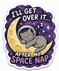 GN15 “Space Nap” Cozy Cat Astronaut Sticker