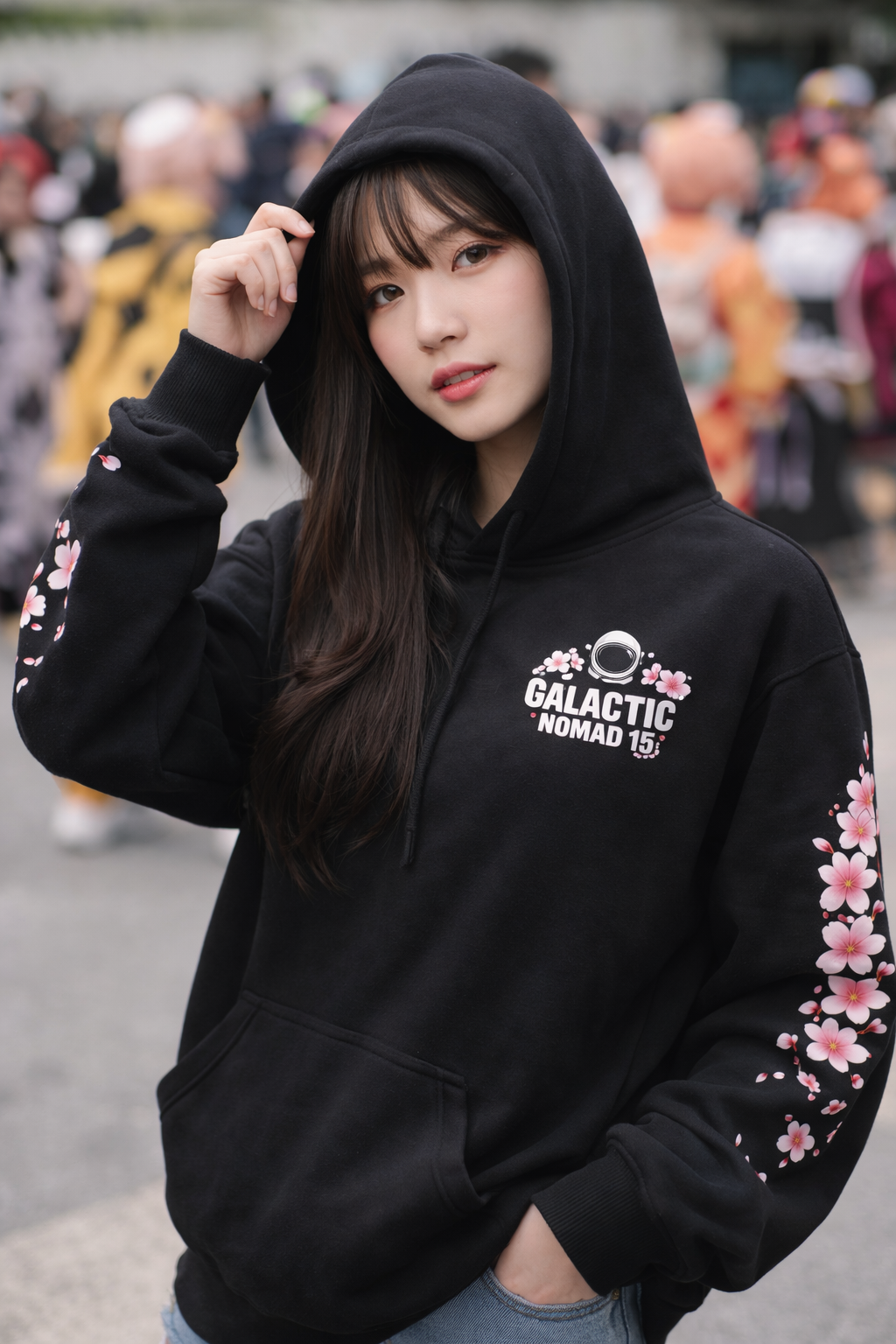 GN15 Sakura Orbit Hoodie